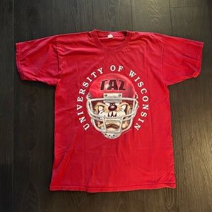 Vintage Taz Looney Tunes Wisconsin T-shirt (Men’s US L)